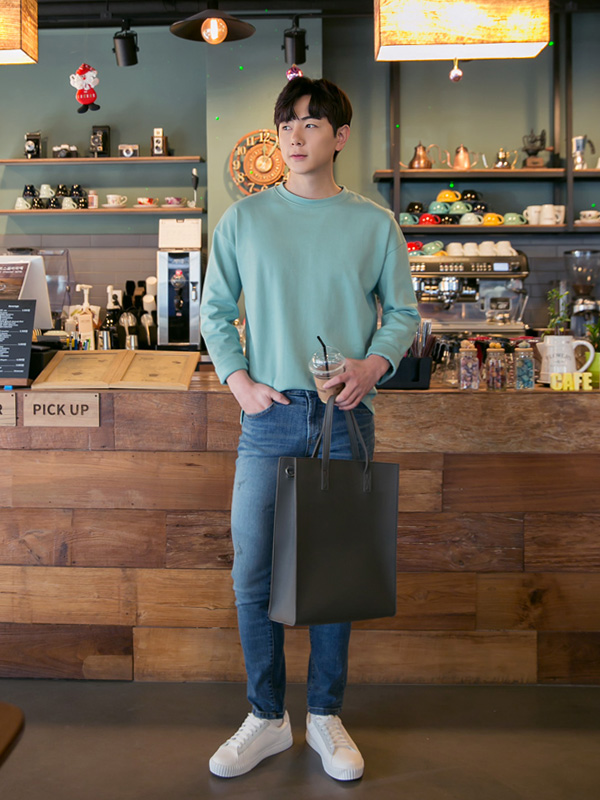 (L~5XL)<br>환절기 a long-sleeved t-shirt