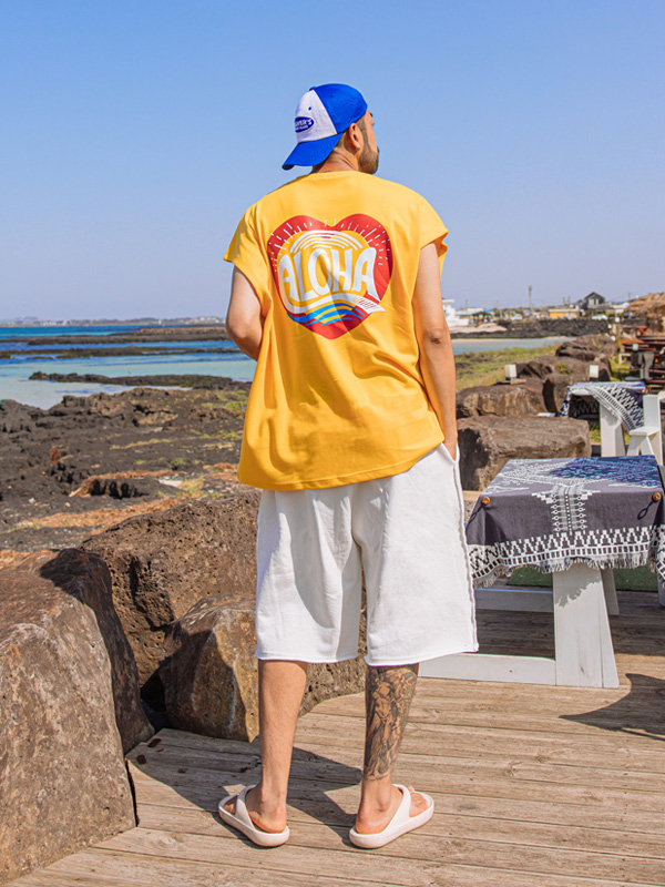 (XL~6XL)<br>알로하트 Sleeveless shirts