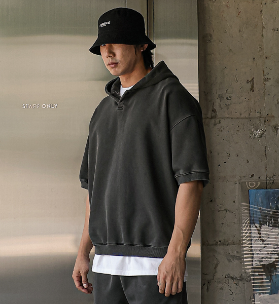 (XL-6XL)<br>로나이프 short-sleeved hoodie