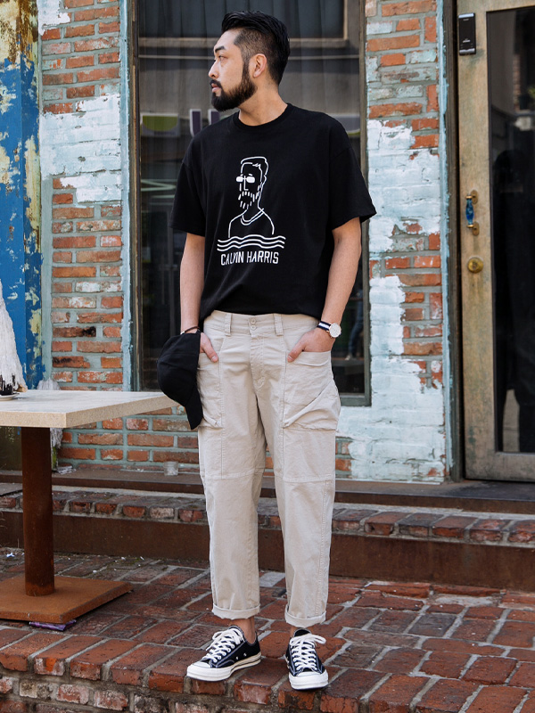 (L~5XL)<br>이런사람이야 Character Short T shirts