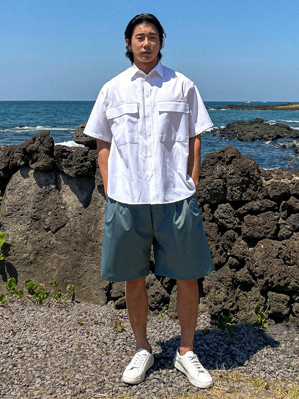 (2XL-5XL)<BR>마후리 Bermuda banding pants