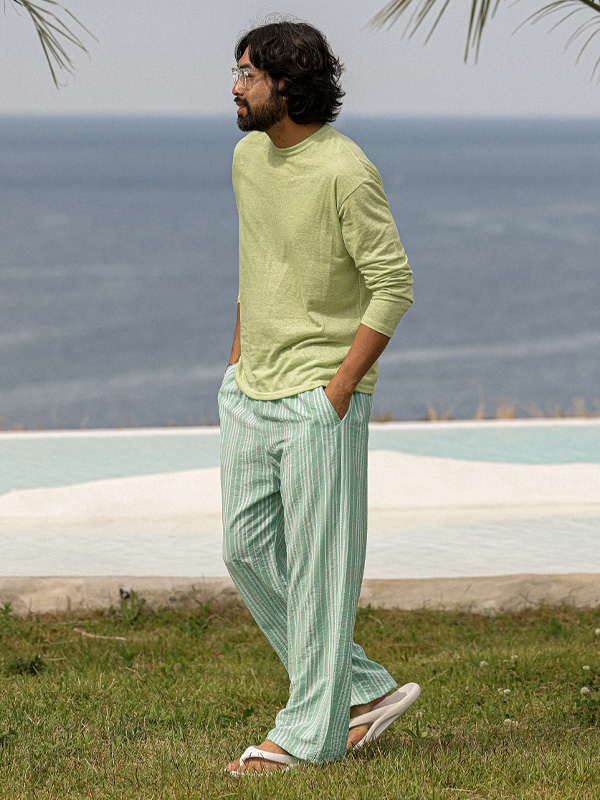 (2XL-5XL)<BR>커찬 Semi-wide fit banding pants