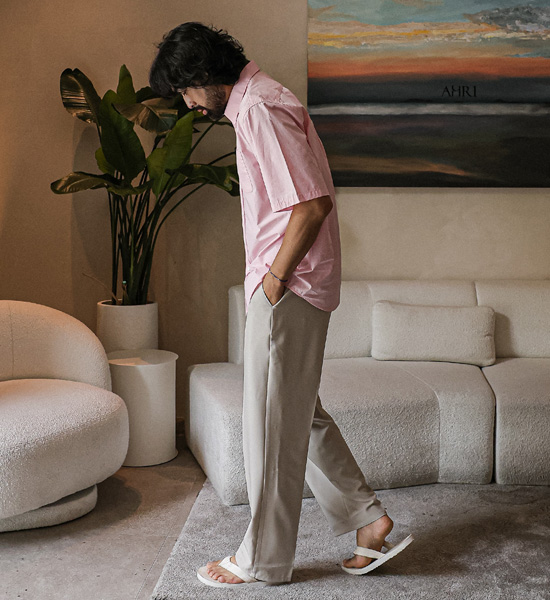 (L-6XL)<BR>모카렌 short-sleeved shirt