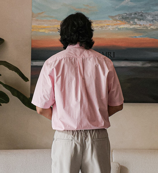 (L-6XL)<BR>모카렌 short-sleeved shirt