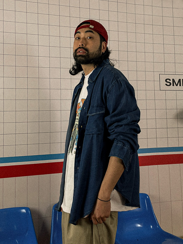 트라스코 denim shirt 8805