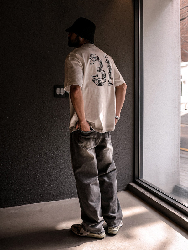 (XL-6XL)<BR>크로리버 Short T shirts 7050