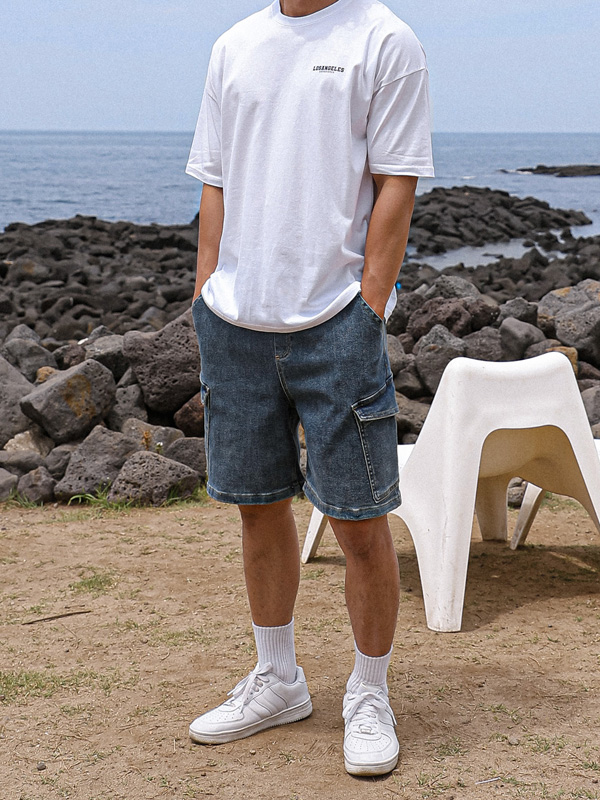 (L-5XL)<BR>시티트립 Short T shirts