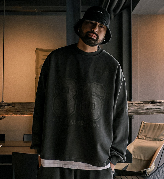 (XL-5XL)<br>자인트노 pigment man-to-man T