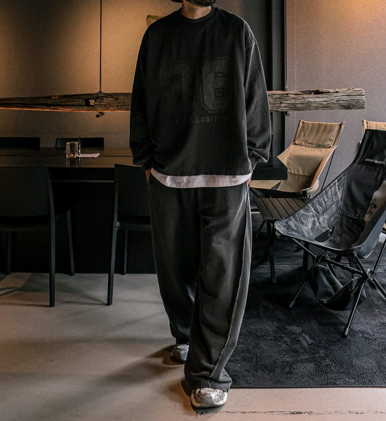 (XL-5XL)<br>자인트노 pigment man-to-man T