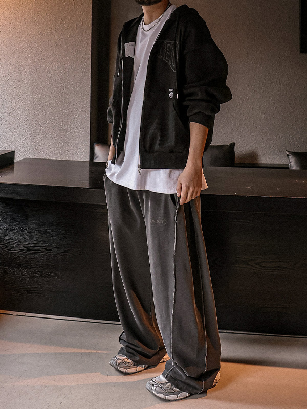 (XL-4XL)<br>미노로트 wide fit pigment banding pants