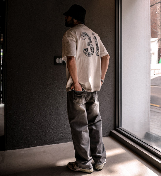 (S-6XL)<br>로더스비 Semi-wide fit denim pants #05
