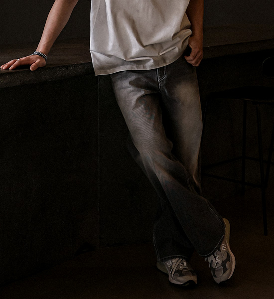 (S-6XL)<br>로더스비 Semi-wide fit denim pants #05