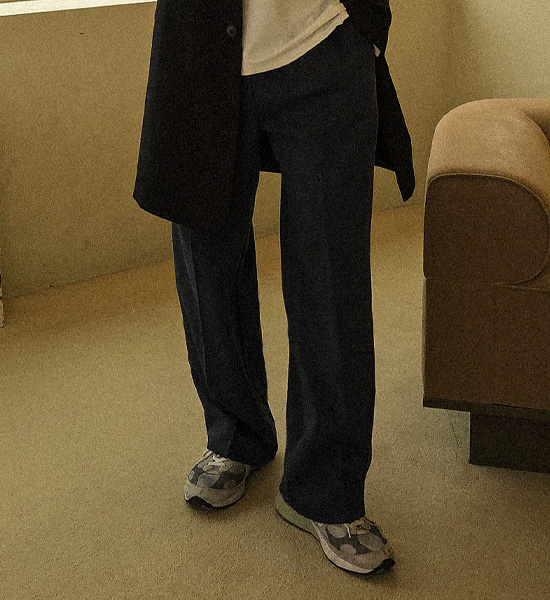 (XL-6XL)<BR>마모린 Semi-wide fit Banding Slacks