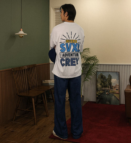 (M-5XL)<BR>파에트 Semi-wide fit denim banding pants D579