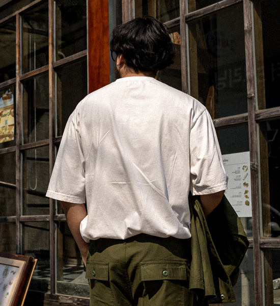 (XL-6XL)<BR>노티그로 pigment Short T shirts