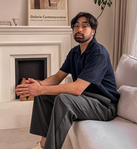 (M-4XL)<BR>캐스단 short-sleeved collar knitwear