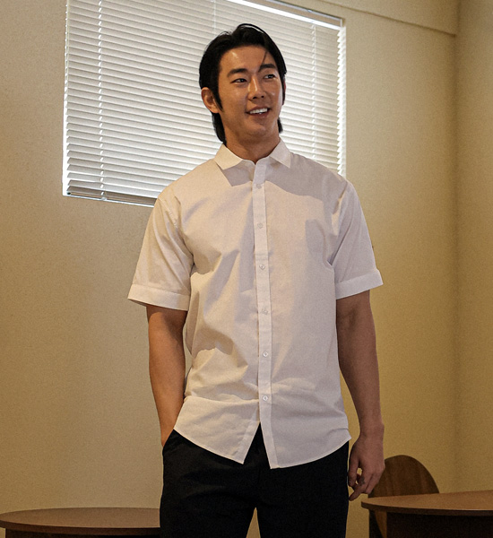 (M~5XL)<br>안드로 short-sleeved shirt