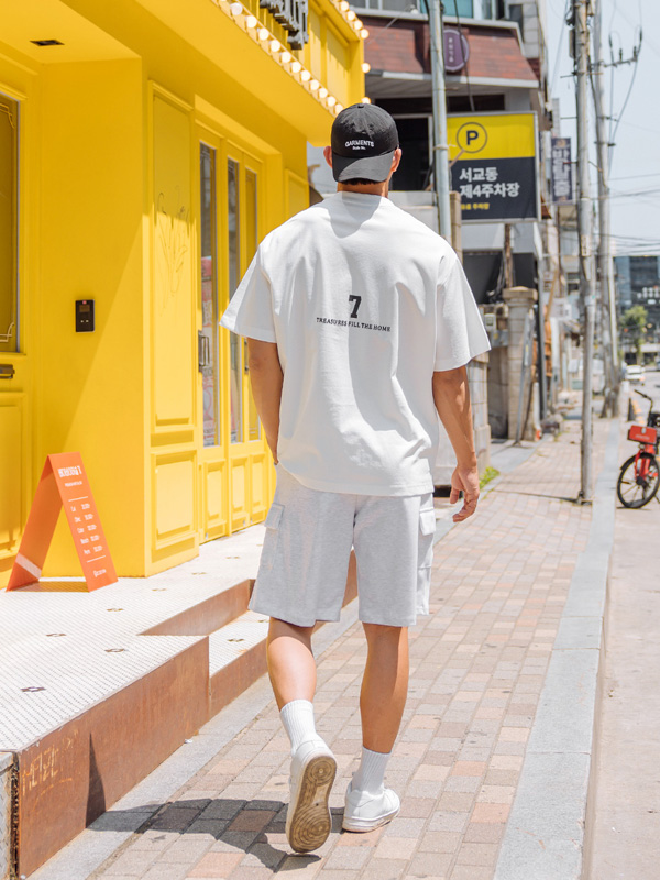 (L-3XL)<br>럭카운 7번 Short T shirts 6092