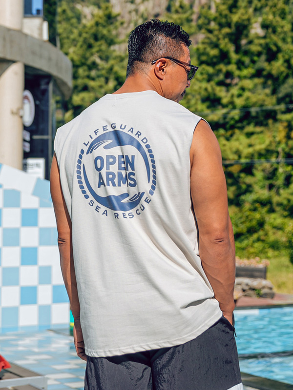 (L-5XL)<br>오픈암스 Sleeveless shirts