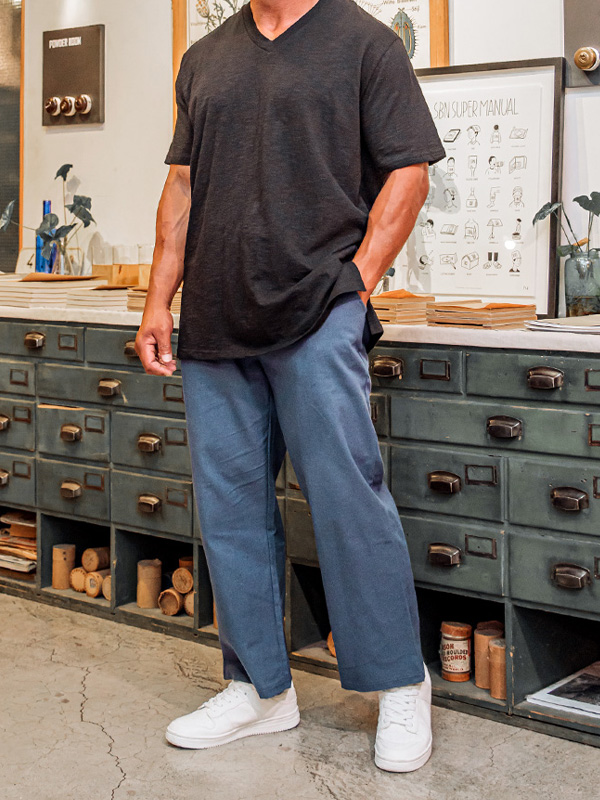 (M-6XL)<BR>이태원 wide banding pants <br><font color="#098a09"><B>Select length (Basic,Long+8cm)</B></font>