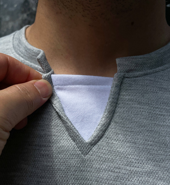 (XL-6XL)<BR>반드라 layered Short T shirts