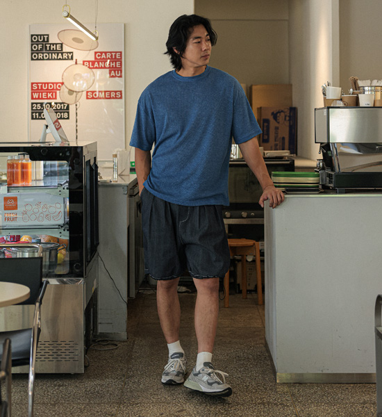 (2XL-5XL)<BR>타즈하 린넨반팔티