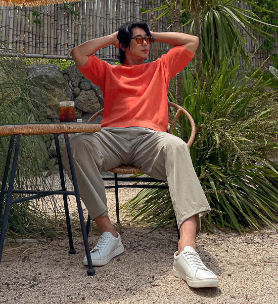 (M-5XL)<BR>파칼야 Semi-wide fit Back banding Slacks S54
