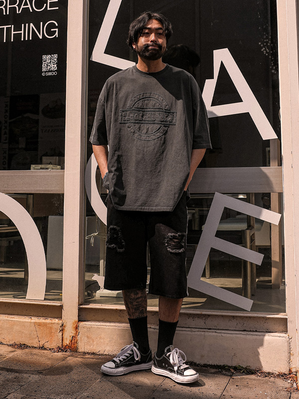 (L-6XL)<BR>라미네아 pigment Short T shirts