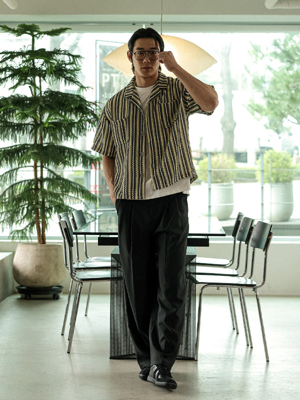 쿠스키아 short-sleeved knit cardigan