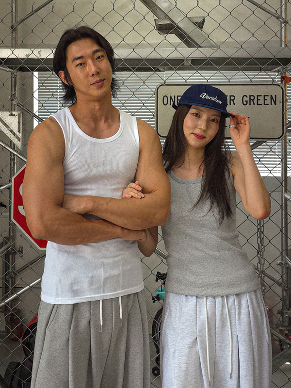 (M-5XL)<br>뉴 ribbed sleeveless shirt