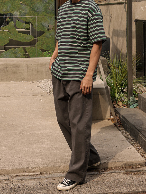 (XL-4XL)<br>미도트라 Semi-wide fit banding pants