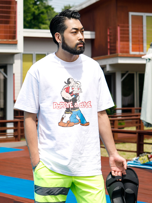 <br><font color="#fd0303">[365SALE]</font><br><font color="#2046a7">★교환/반품불가★</font><br>OKK_DN:뽀빠이 Short T shirts