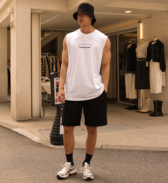 (L-5XL)<br>디트로니 Modal sleeveless T020<br><font color="#072c81"><B>[ W.DNA ]</B></font>