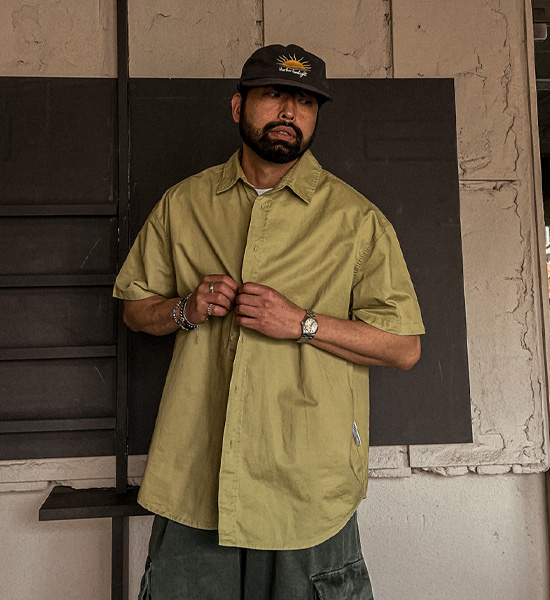 (M-6XL)<BR>니아몬 short-sleeved shirt N1599