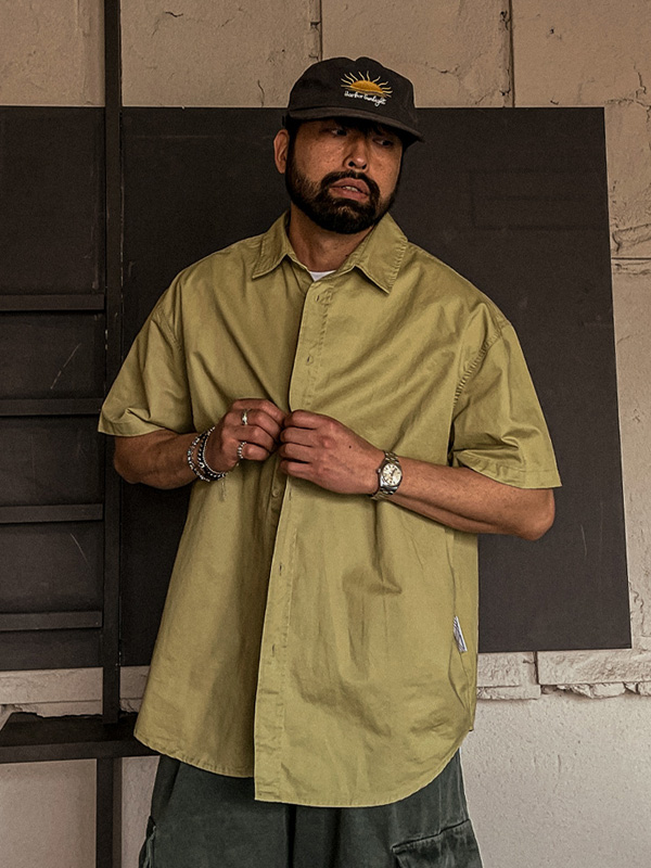 (M-6XL)<BR>니아몬 short-sleeved shirt N1599