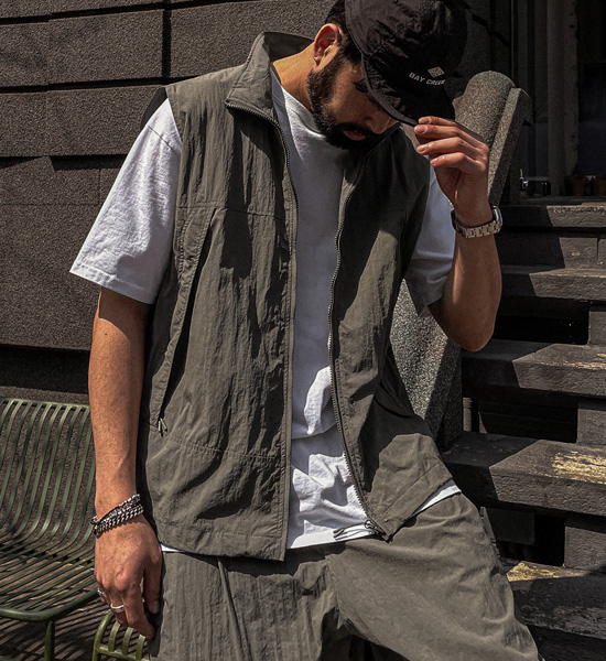 (XL-6XL)<BR>코르아토 zip-up vest SET1618