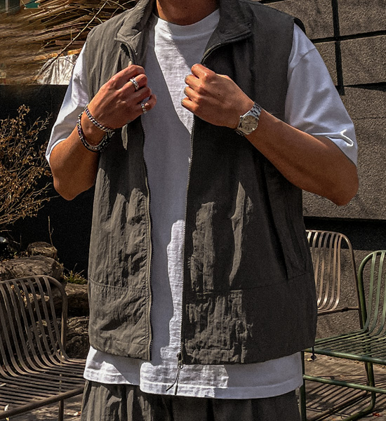 (XL-6XL)<BR>코르아토 zip-up vest SET1618