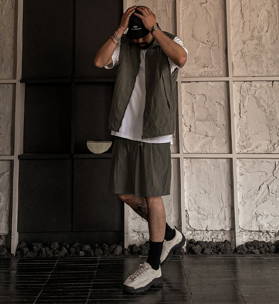 (XL-6XL)<BR>코르아토 zip-up vest SET1618+바카오두 Banding Shorts SET1618