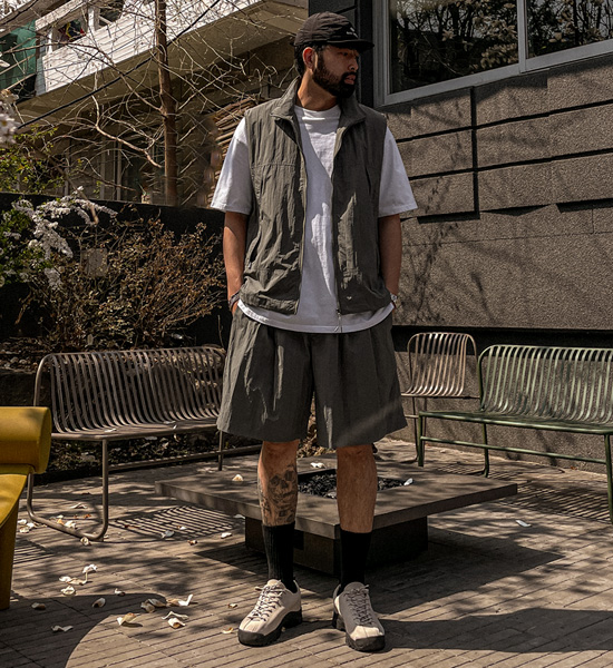 (XL-6XL)<BR>코르아토 zip-up vest SET1618+바카오두 Banding Shorts SET1618