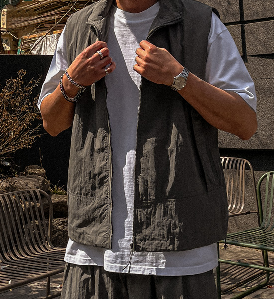 (XL-6XL)<BR>코르아토 zip-up vest SET1618+바카오두 Banding Shorts SET1618