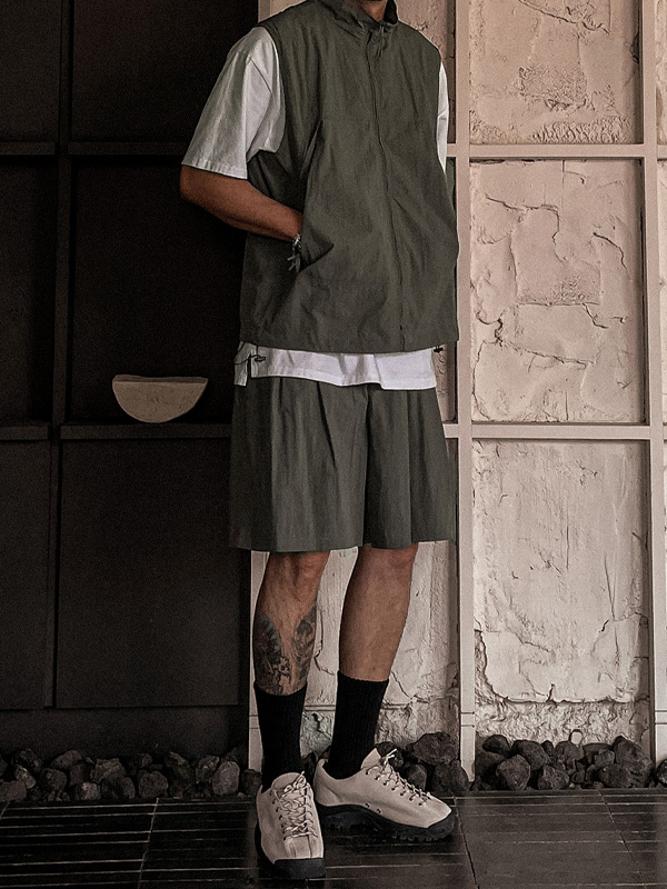 (XL-6XL)<BR>코르아토 zip-up vest SET1618+바카오두 Banding Shorts SET1618