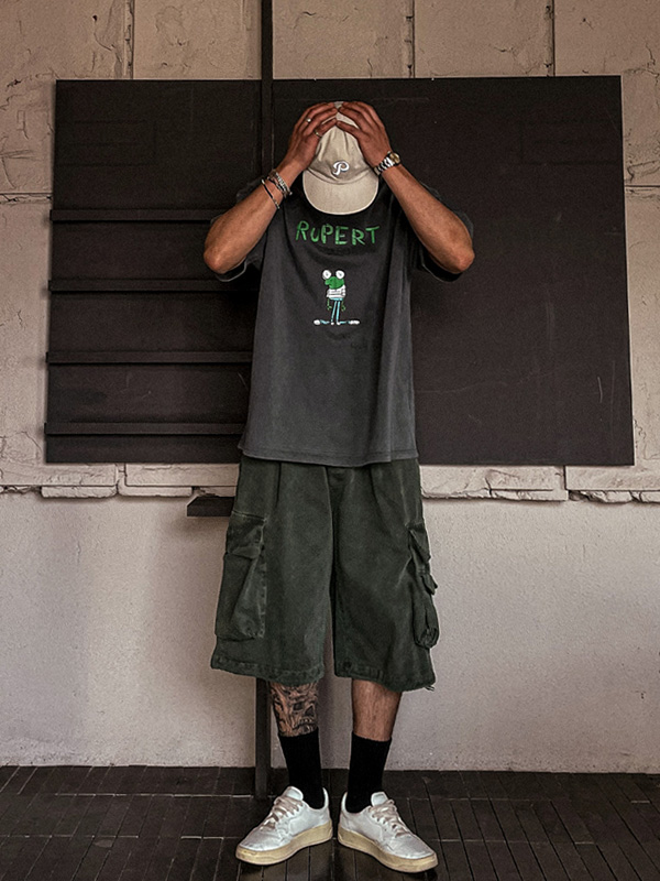 (M-6XL)<BR>프로그킹 Short T shirts 919
