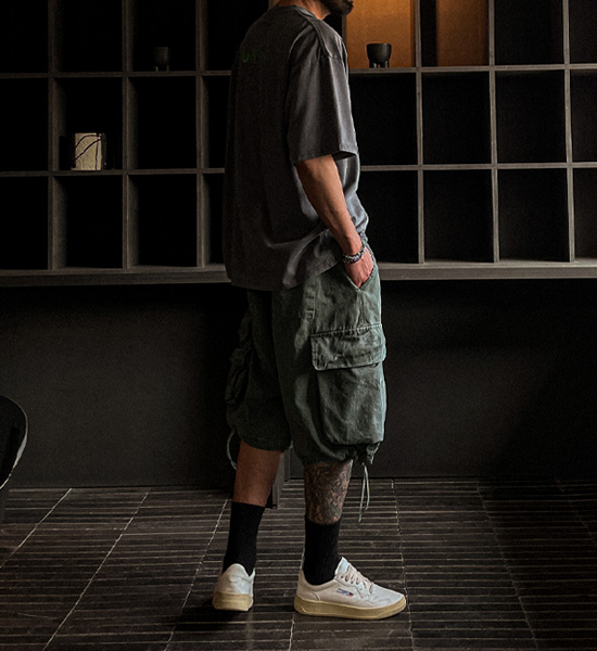 (XL-6XL)<BR>라고닌 pigment Bermuda Shorts