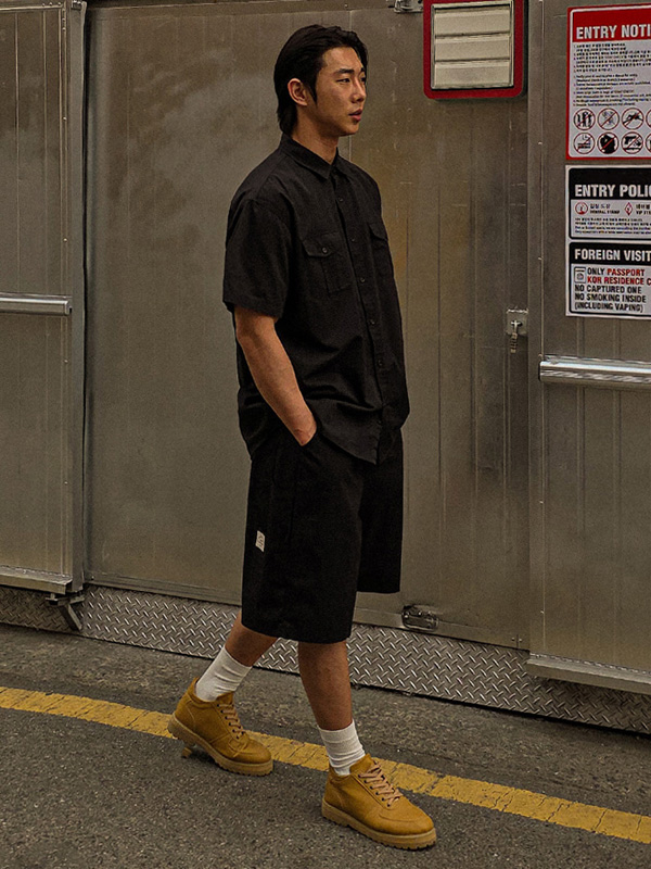 (L-5XL)<BR>리베요 Bermuda Banding Shorts