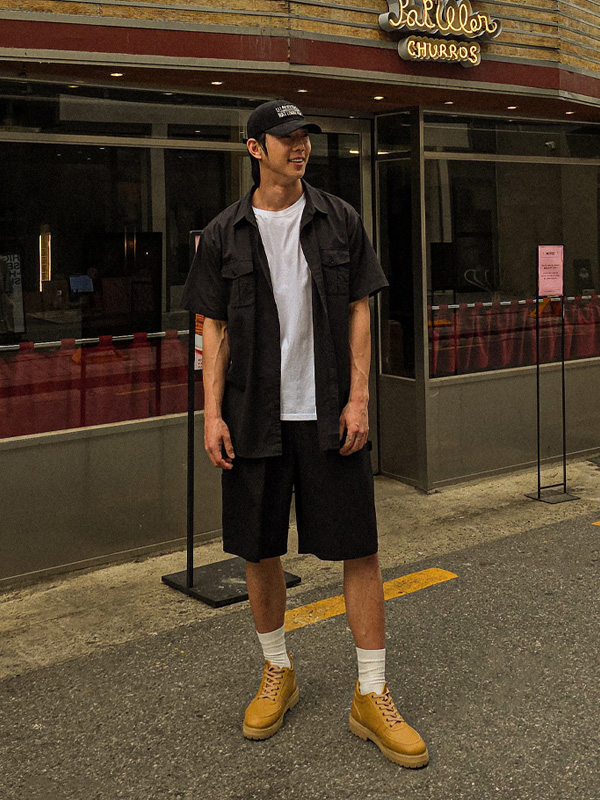 (XL-5XL)<BR>소리아토 short-sleeved shirt