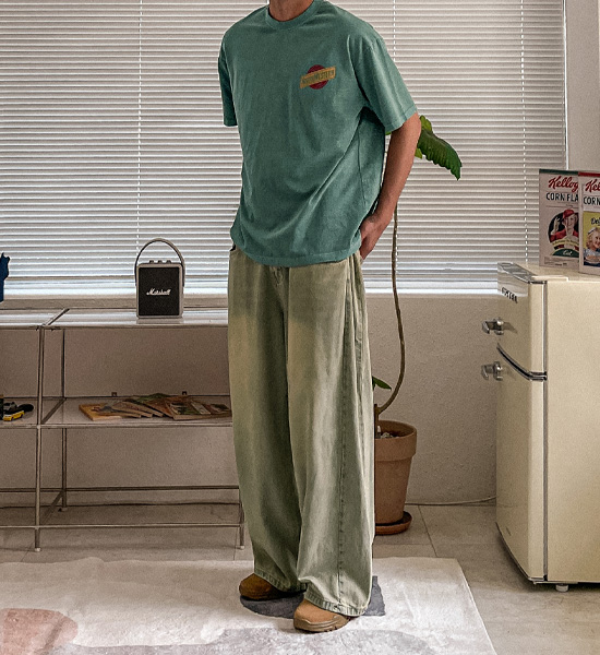 (30-46)<br>카파냐 wide fit denim pants