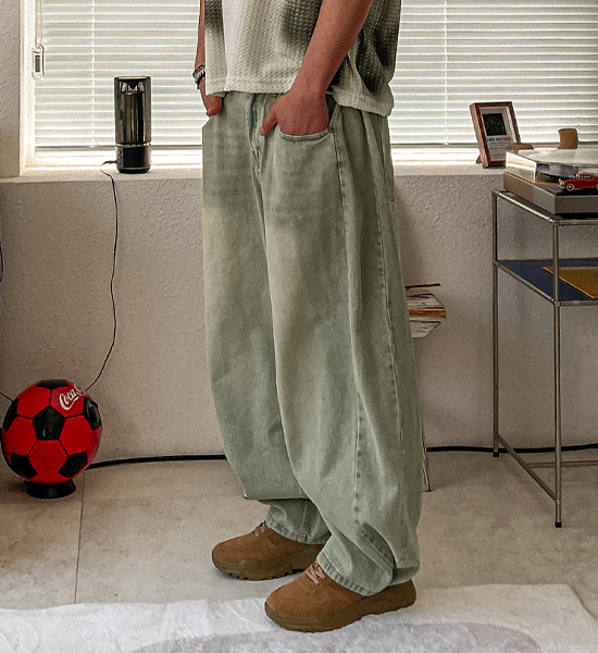 (30-46)<br>카파냐 wide fit denim pants