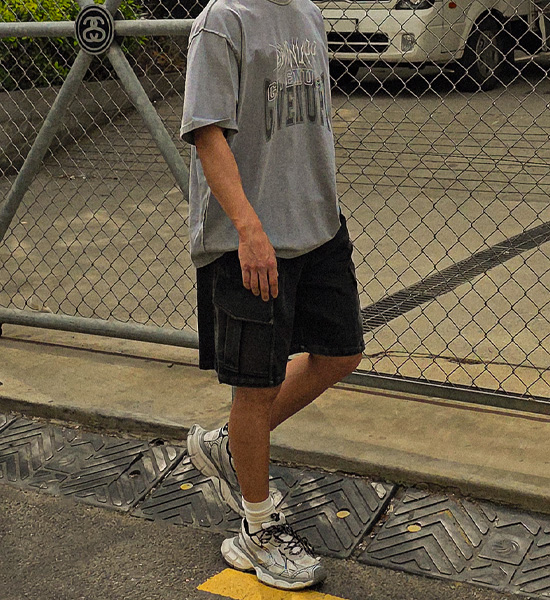 (M-6XL)<br>보이쿠아 cargo banding shorts 8100