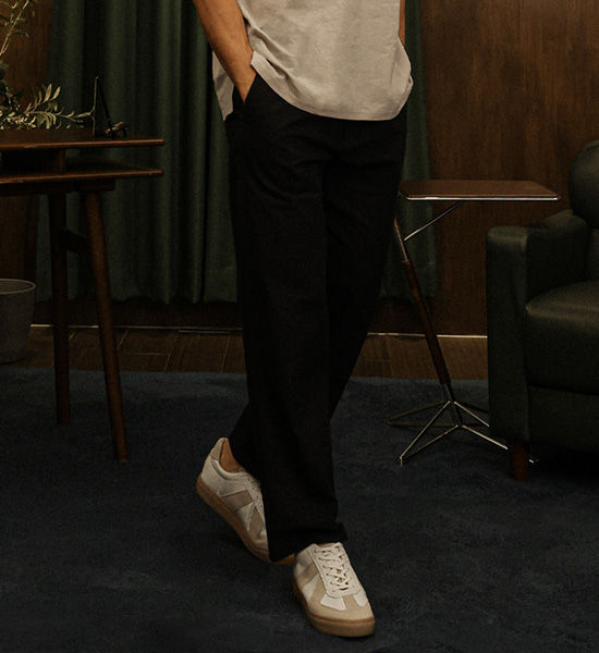 (28-40)<br>쿠루프 standard fit Back banding Slacks 714