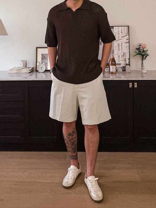 (L-4XL)<br>카타코이 Back banding Shorts